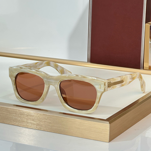 Gafas de Sol Vintage SquareDesigner, Montura Gruesa de Acetato Negro, Lentes con Protección UV Degradada, Estilo Moderno para Conducir, Pescar y Uso Diario - Product Image 5