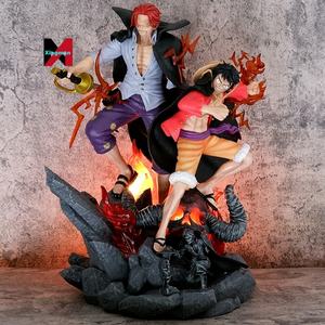 <span class=keywords><strong>One</strong></span> Pieced <span class=keywords><strong>Luffy</strong></span> <span class=keywords><strong>et</strong></span> Red Hair <span class=keywords><strong>Shanks</strong></span> Bond Legacy Anime Statue Figure Model - Product Image 4