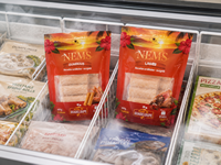 Sacs d'emballage personnalisés pour aliments surgelés, fabrication directe, pochettes résistantes au congélateur pour rouleaux de printemps, pizzas, boulettes, et plats préparés