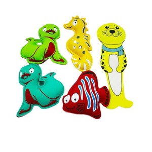 Ensemble de jouets de plongée en néoprène durable en forme d'animaux marins, jouets flottants réutilisables pour la piscine, amusement aquatique, interaction familiale quotidienne - Product Image 3
