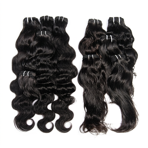 ผมแท้ REMI HAIR อินเดีย เกรดเวอร์จิ้น ต่อผมแบบเครื่องจักร ดับเบิ้ลเวฟท์ ไม่หลุดร่วง  ลอนธรรมชาติ  จัดเรียงเกล็ดผม  ปลายผมหนา - Product Image 1