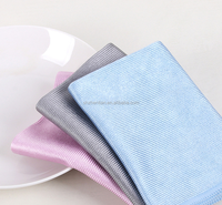 Chiffon de nettoyage en microfibre pour vitres, sans peluches, séchage rapide, chiffon de polissage pour miroirs de voiture, serviettes absorbantes pour le nettoyage des fenêtres