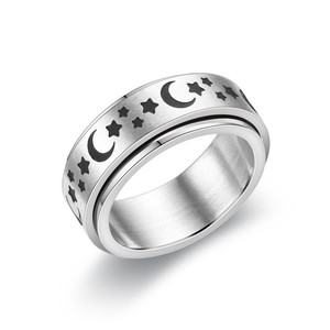 Anneaux rotatifs étanches de 6 mm avec étoiles et lune - Product Image 5