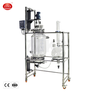 Tiempo de entrega rápida Filtración Cristalización Reactor de plasma Reactor de destilación de vidrio de laboratorio - Product Image 2