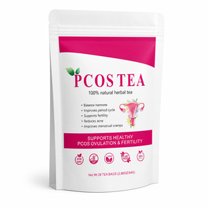 Thé PCOS pour femmes, 28 sachets, équilibre hormonal, fertilité, bien-être, 100% naturel, soin doux pour les règles - Product Image 6