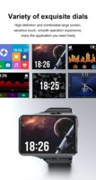Reloj Inteligente S999 para Hombre, Pantalla TFT de 2.88 Pulgadas, 4GB+64GB, Cámara Dual HD, Videollamada, WIFI 5G, Batería de 2300mAh, Resistente al Agua IP67, Correo Electrónico