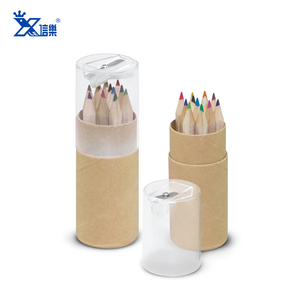 Nhà Sản Xuất Giá Bán Buôn Matita Tùy Chỉnh In Bút Chì Số Lượng Lớn Nghệ Sĩ Văn Phòng Phẩm Đặt 12 Cái Bút Chì Màu Với Mài - Product Image 2