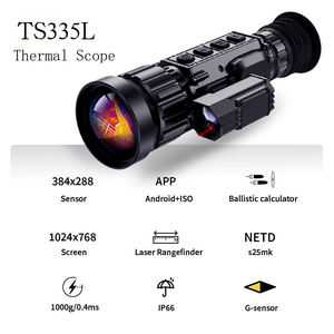 WiFi搭載サーマルスコープ OEM/ODM TS335L 384*288 35mmレンズ サーマル単眼鏡 ナイトビジョンスコープ 距離測定モジュール付き - Product Image 1