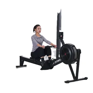 China Ultra Gym Commerciële Plastic Pro Draagbare Magnetoresistance Roeiluchtmachine Met Computer Thuis Roeimachine