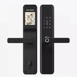 TEDITON manijas electronica puertas de casa intelligente digitale impronta cerradura de seguridad hotel tuya lucchetto intelligente