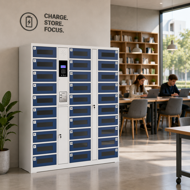 Smart Laptop Phone Charging Locker 30 Door Secure Electronic Charging Cabinet for Tablet Mobile Phone School Office Library
