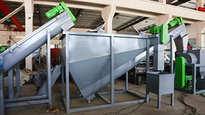 Reciclaje de botellas de PET para residuos, botellas de refrescos, removedor de etiquetas, lavado en caliente, línea de lavado automática para reciclaje de residuos de plástico - Product Image 6