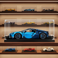 Taille personnalisée vitrine acrylique jouet voiture vitrine organisateur acrylique figurine étui pour Lego