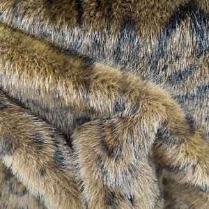 Tessuti in Pelliccia Sintetica di Visone a Pelo Corto, Morbidi, Stampati con Motivo Leopardato, per Costumi, Giocattoli, Artigianato, Abbigliamento e Tessili per la Casa - Product Image 4