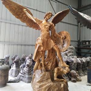 Statua d'Angelo a Grandezza Naturale Forgiata a Mano Vincentaa, Fornitore di Sculture Mitologiche - Product Image 1