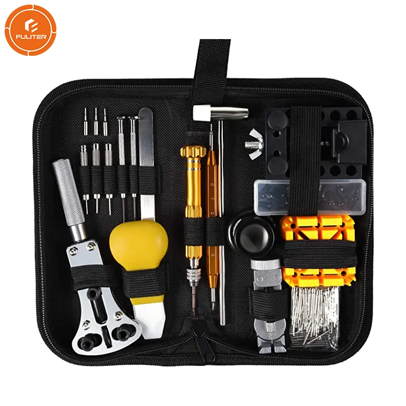 Portable Professional Watch Battery Changing Watchmaker Watch Repair Tool Kit Set