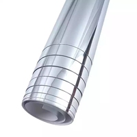 Autocollant miroir souple à coller au mur, miroir auto-adhésif pleine longueur, miroir traversant, dortoir, salle de bain