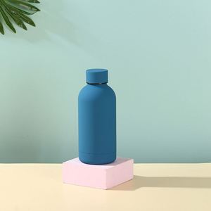 <b>Hot</b> Sales 350ml Double Wall Stainless Steel Vacuum <b>Flask</b> Rubberized with Customized Logo Wholesale Promotion Water Bottle - Product Image 5