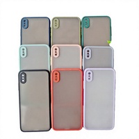 Vente en gros d'usine pour iPhone X/xs/xr/xs Max, étuis de téléphone portable 5G en TPU+PC givré, étanches et antichocs