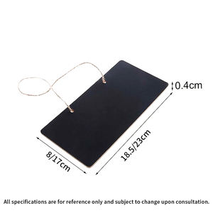 Lavagna in Legno MDF a Doppia Faccia con Corda di Iuta per Decorazioni Fai-da-Te, Casa, Feste e Negozi - Product Image 3