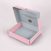Eco Friendly LogoCorrugada personalizzato riciclare carta ondulata prodotti cosmetici vestiti imballaggio spedizione Mailer scatola di cartone