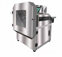 Multifunctionele commerciële groentesnijder, automatische snijmachine voor bieslook, lente-uien, zuurkool, aardappelen en chilipepers.