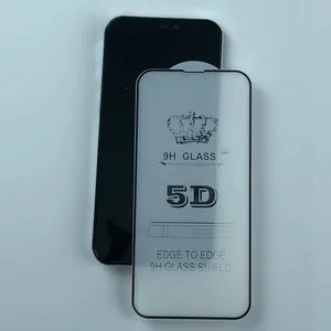 High Definition 5D Screen Protector For iPhone 11 12 13 14 15 Pro Max Shockproof Resistant 9H Tempered Glass Protective Film