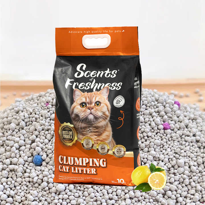 Wholesale High Sales High Quality Millet Bentonite Cat Litter Dust Free ...