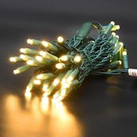 Weihnachtsbeleuchtung Grüne LED-Lichterkette für Außen 5mm 50 Stück 5mm Mini-LED-Lichterkette Baum-Dekorationsbeleuchtung