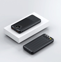 Batterie externe portable Li-Polymère 10000mAh 20000mAh 22.5W avec charge rapide PD, écran LED et 4 câbles USB Type-C Android