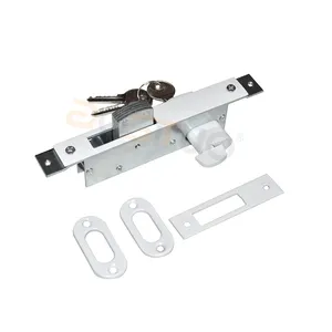 Wholesale Aluminum Double Side Opening Security Glass Sliding Door Lock Mortise Door Lock For Double Swing Door