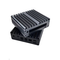 Boîtier en aluminium extrudé Fraisage CNC Ordinateur Châssis industriel Approvisionnement direct d'usine Couleur Boîtier PC de jeu personnalisé en stock
