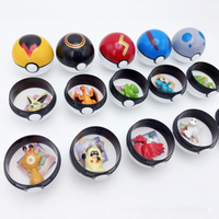 12 figurines de fées de poche en dessin animé, 5 cm, assorties, avec boîte colorée, pour la vente en gros