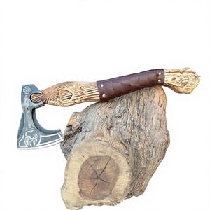 Hache en acier Damas de qualité supérieure, design dernier cri, en vente à bas prix. - Product Image 2