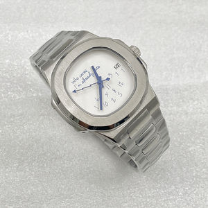 41MM自動機械式マンスウォッチ腕時計ロゴなしですでに遅れています - Product Image 1