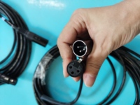 Fabrication professionnelle, le câble DMX 3 broches XLR peut être utilisé pour le microphone audio