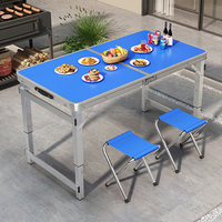 Meubles pliants, table de camping pliante, table de pique-nique, meubles d'extérieur en alliage d'aluminium, table de camping portable, table de barbecue