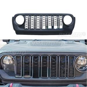 Parrilla Delantera para Jeep Wrangler JL Rubicon, Parrilla para Jeep Wrangler JL Rubicon 2018-2024, Parrillas de Carreras, Accesorios para Automóviles - Product Image 1