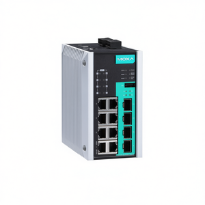 Moxa EDS-G512E-8PoE-4GSFP Gigabit <b>PoE</b> Managed <b>Switch</b> 8 Port 4 SFP Industrial Enterprise <b>Switch</b> - Product Image 3