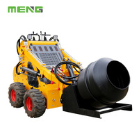 Benzin diesel Mini bau maschine mini kompakt lader mit greifer/paletten gabel/eimer