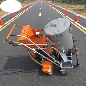 Máquina Termoplástica para Demarcación Vial de Cruces Peatonales, Pintura de Carreteras y Campos, Sistema Totalmente Hidráulico, Motor de 9.5Hp - Product Image 3