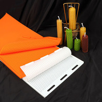 YS Silicone nid d'abeille bougie moules feuille de nid d'abeille bricolage cire d'abeille ruche manuel pressage moule ruche bougie moule estampage feuille