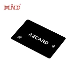 Chip NTAG213 de tarjeta NFC para gestión de membresía de juegos de teléfono TARJETA DE PVC NFC negro