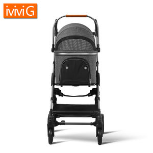 M302 kereta dorong perjalanan hewan peliharaan kompak mudah dilipat empat roda untuk kucing anjing hingga 15 pound tidak ada perakitan jenis tas yang diperlukan untuk transportasi - Product Image 4