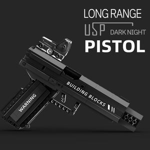 Pistolet arme <span class=keywords><strong>Ww2</strong></span> Pistolet Assemblage Blocs de Construction Modèle de Jeu Militaire Machines de Tir Pistolet Série Kit Pistolet à Signal Moc Jouet pour Garçon - Product Image 2