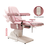 Fauteuil gynécologique électrique à triple moteur, homologué CE, pour cliniques, hôpitaux et centres de contraception