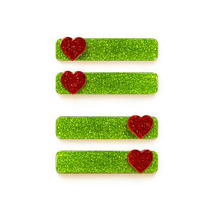 Preciosas pinzas para el cabello de princesa para niñas, accesorios para el cabello con forma de corazón brillante para fiesta, 1 pieza - Product Image 5