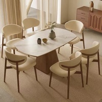 Meubles nordiques extensible en bois Invisible salle à manger Table chaise ensemble rectangulaire pliant peu encombrant Table à manger