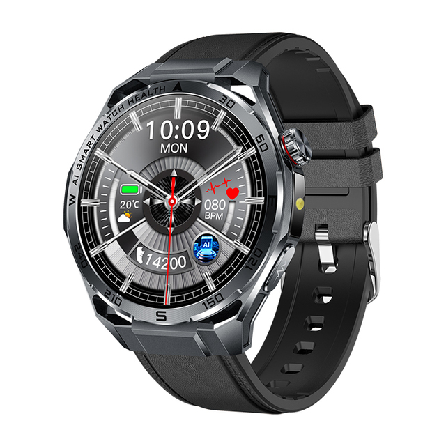 2026 New Health Smart Watch 1.53 Inch Round Screen IP68 Waterproof Fitness Tracker ECG AI Voice Assistant Smartwatch ET474