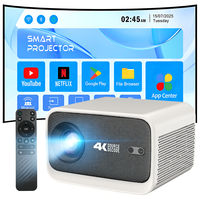Proyector Inteligente P20 Más Vendido, Full HD 1080P, 500 ANSI Lúmenes, Android 14, Enfoque Automático, 2GB 8GB, Video 4K LCD, Cine en Casa, Exterior